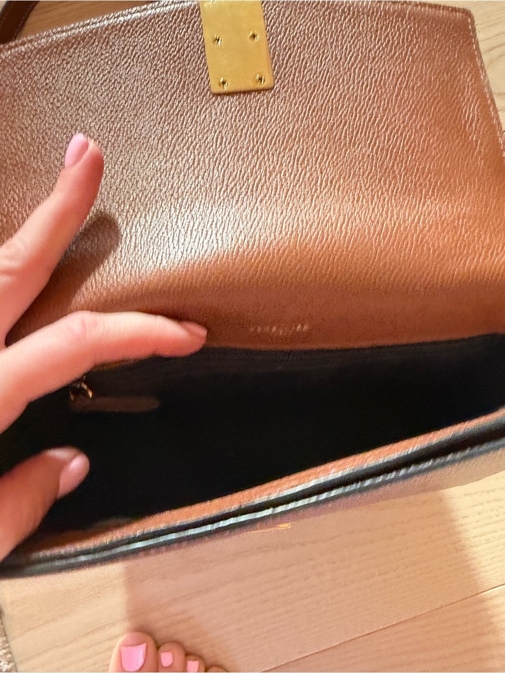 DEMELLIER VANCOUVER TAN SMALL GRAIN STITCHING - Picture 9 of 16